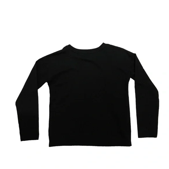 Thereabouts Solid Black Long Sleeve Shirt Size M