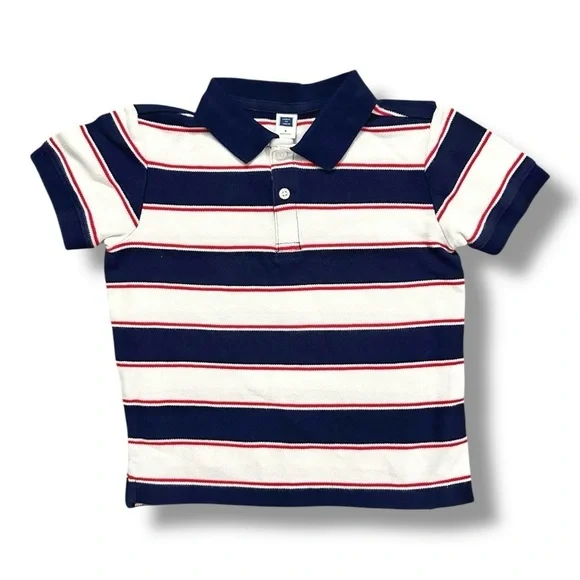 Janie & Jack | Striped Pique Polo Shirt (4)