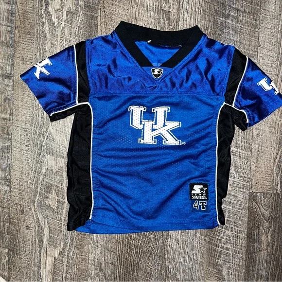 Vintage Kentucky WILDCATS Kids Jersey STARTER Size 4t No‎ Tags