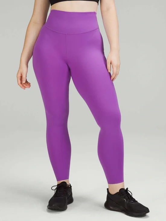 Lululemon Women's 6 Base Pace High Rise Tight Leggings Moonlight Magenta Purple
