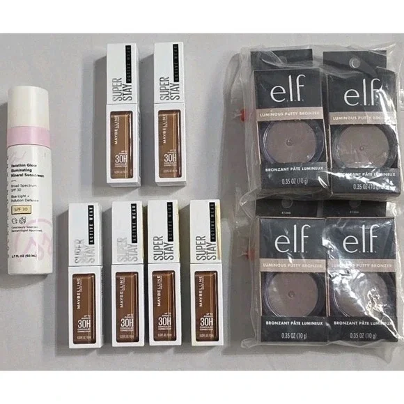 Elf Putty Bronzer Vacay‎ Mood Maybelline Concealer Solar Suncare Mineral NEW