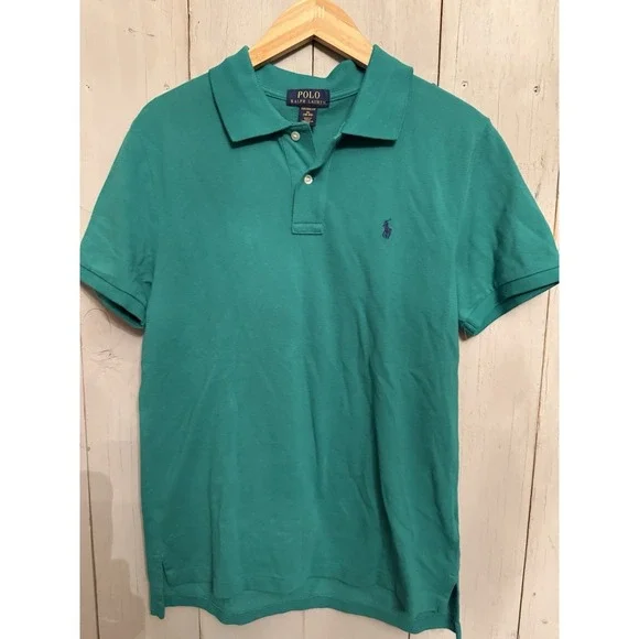 Polo Ralph‎ Lauren Bright Green Polo Shirt Boys Youth Size XLarge New