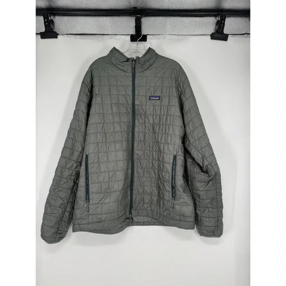 Patagonia Nano Puff Jacket Mens 2XL Quilted Puffer Full Zip Up Insulated 84212