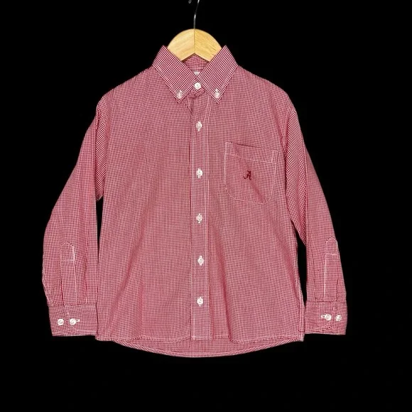 Vive La Fete Boys Size 6‎ University Of Alabama Collegiate Shirt Collared Big