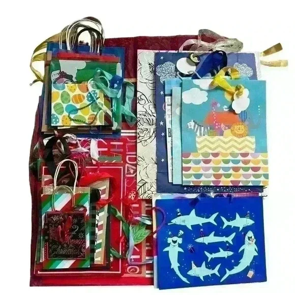 5 POUNDS 39 Pcs Gift Bags For All Occasions — Birthday Baby Shower Christmas