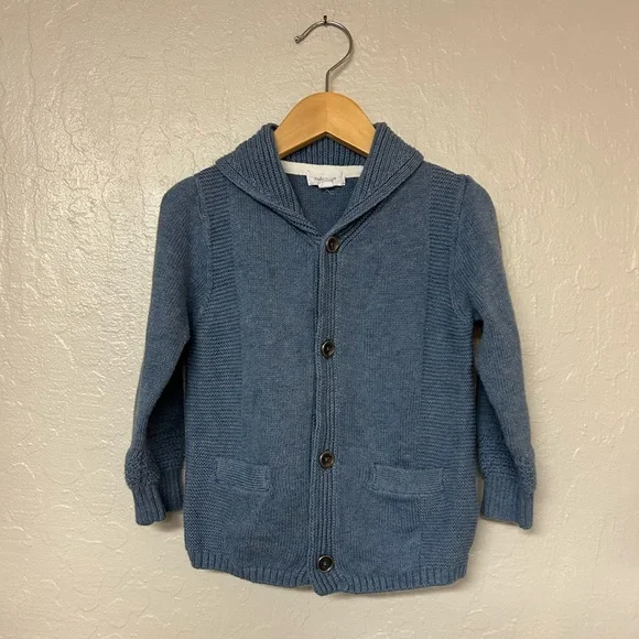 $18 ADD ON angel dear grandfather style‎ cardigan 18-24M Zara Janie and Jack