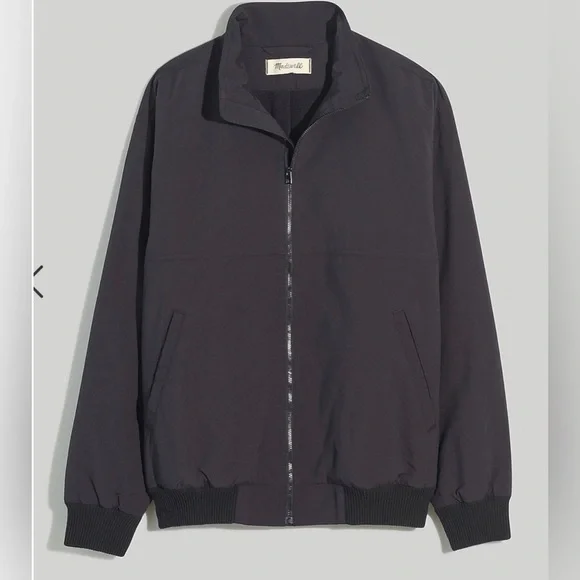 New Madewell Fleece-Lined Bomber Jacket