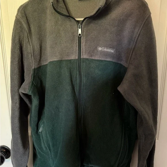 Columbia Two-Tone Gray and Green Jacket