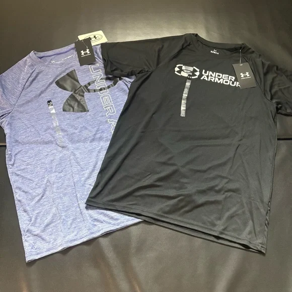 NWT Under Armour Athletic tee Set Boys Youth Size Large