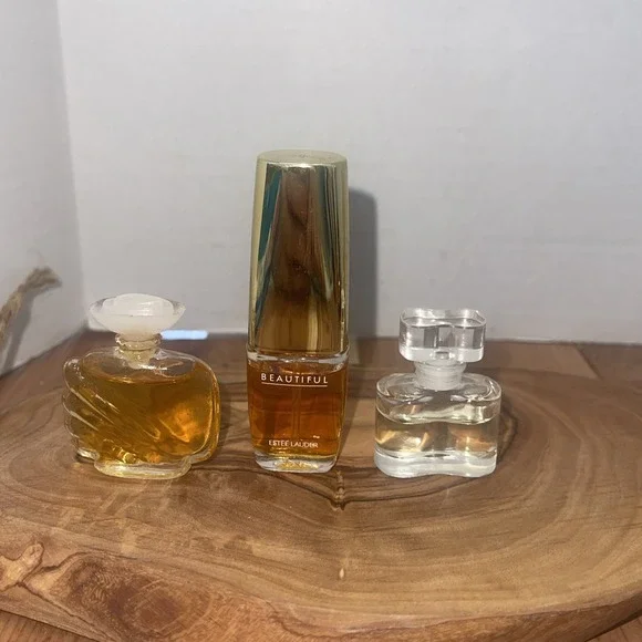 BEAUTIFUL & White Linen Mini ESTEE LAUDER Parfums Lot Of 3
