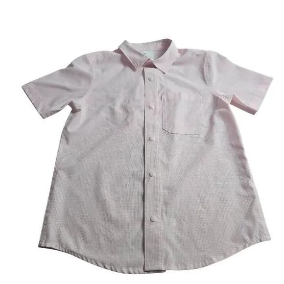 All In Motion Snap down pink shirt S6/7