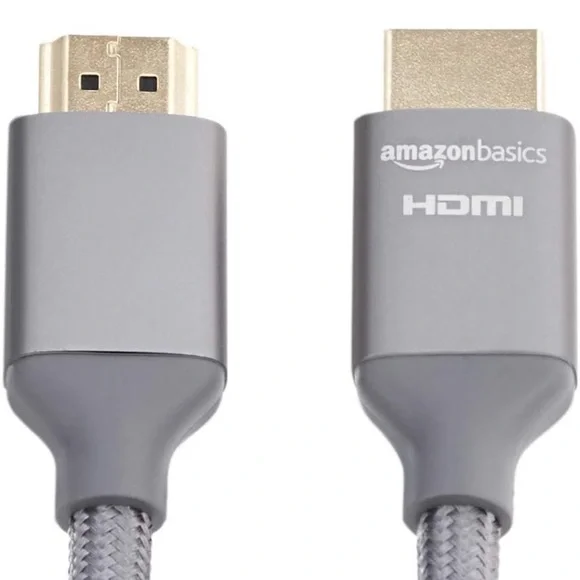 Amazon Basics High-Speed HDMI Cable (48Gbps, 8K/60Hz )3 Feet, Dark Gray…