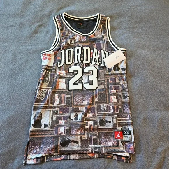 Kids Jordan 23 Basketball‎ Jersey Size L Graphic Print Boys Michael Jordan