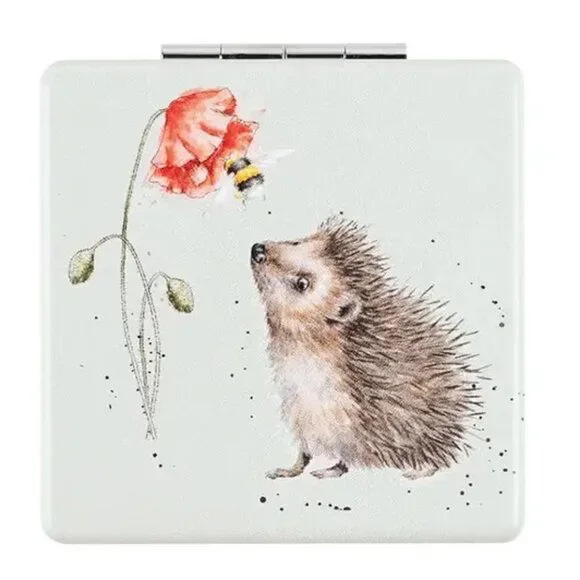 Wrendale Designs Makeup or Purse Compact Mirror, 2x2