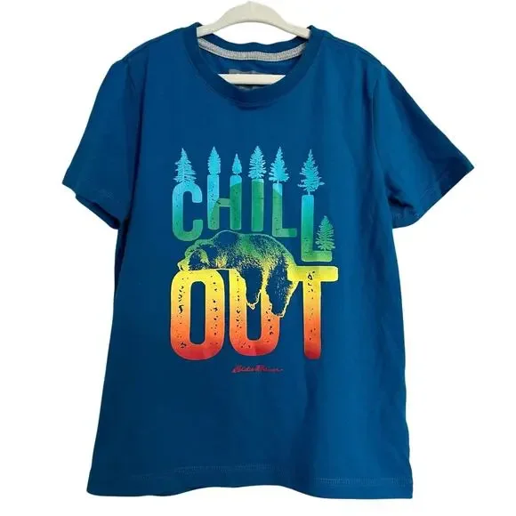 Eddie Bauer Short Sleeve Chill Out T-Shirt, Boys XS 5/6