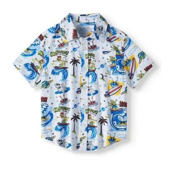 Like new 365 kids from Garanimals boys beach shirt