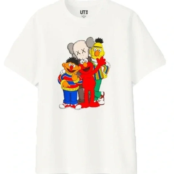 KAWS X Uniqlo X Sesame Street Tee Size 11-12 Kids