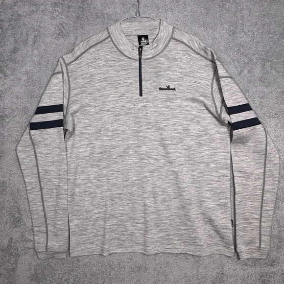Kuhl Sweatshirt Men XL Team Merino Wool 1/4 Zip Sweater Baselayer Steamboat 3015
