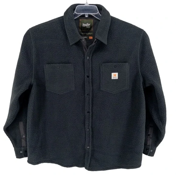 Howler Brothers Allegheny Fleece Overshirt Shacket Antique Black - Mens XXL NWOT