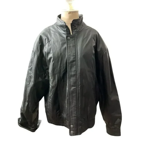 Expressions Worldwide Men’s Leather Jacket / SZ: XL (42-44)