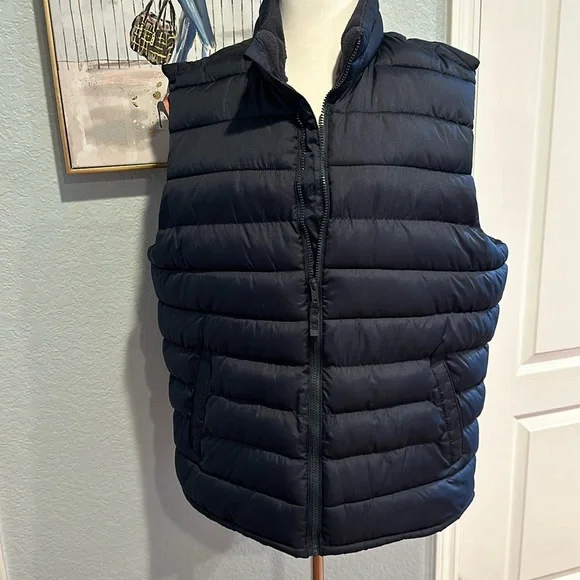 Mens Old Navy Puffer Zip-Up Vest • Sz XL • NEW!