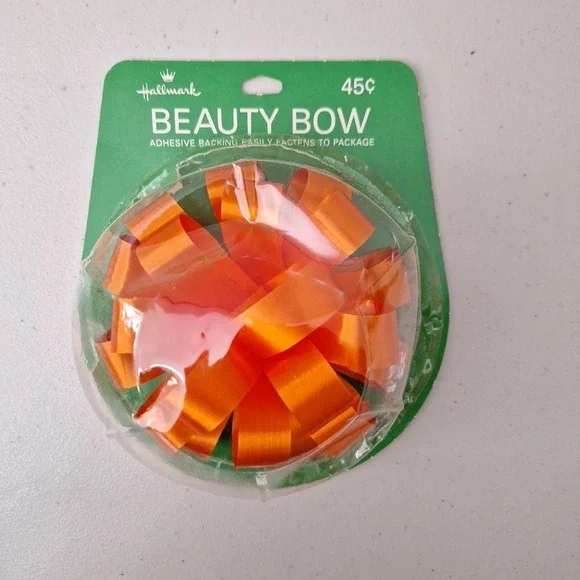 New In Package Vintage Hallmark Gift Wrapping Self Adhesive Bow MADE IN USA