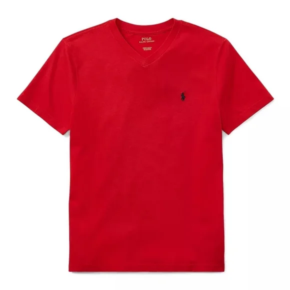 Polo by Ralph Lauren Red Short Sleeve Tee Med New