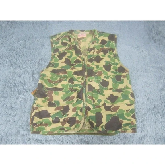 Saftbak Jacket Mens Medium Camouflage‎ Vest Hunting Outdoors Game Pouch