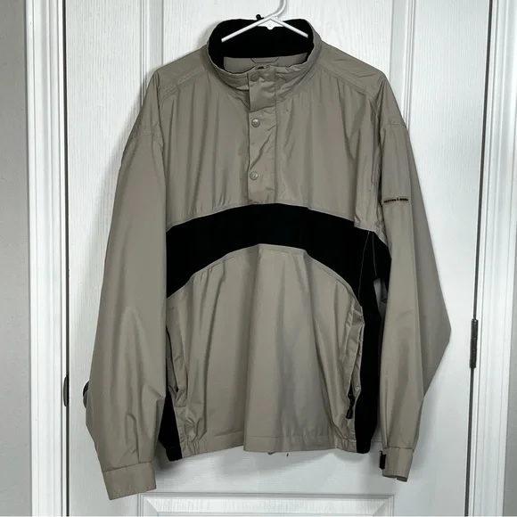 Cutter & Buck Men’s Pullover Waterproof Outdoor Golf Jacket Size Large