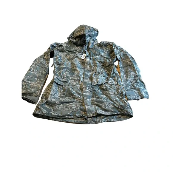 ORC Industries Parka Improved Rainsuit Jacket Men's Small Green‎ Camouflage