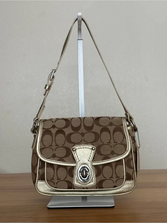 Coach Turnlock Shoulder Bag