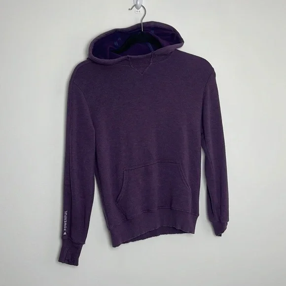 ATHLETA GIRL PURPLE RUNNING SWEATSHIRT WITH size 12