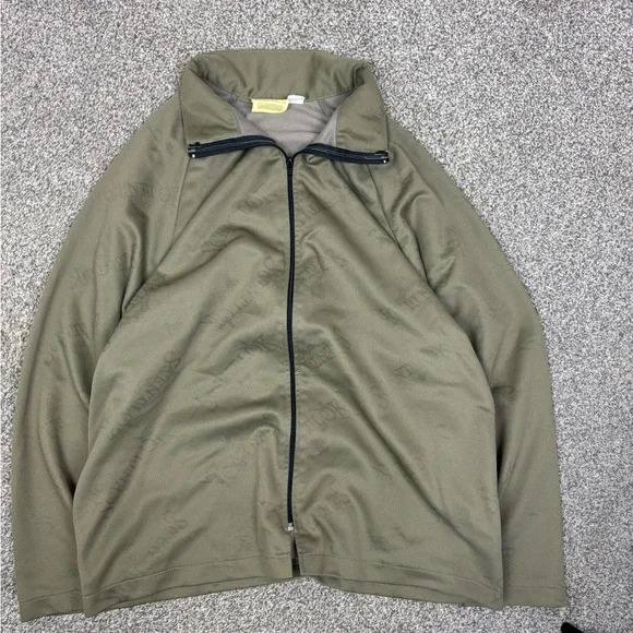 ScentLok Mens XL Full Zip‎ Green Mock Neck Hunting Jacket Scent Lok Made In USA
