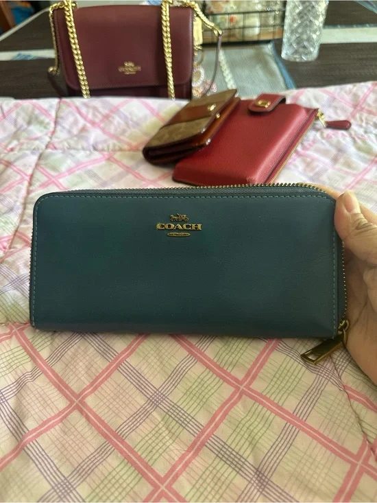 Coach Accordion Zip Wallet