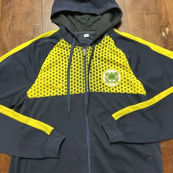 Nike EJSC‎ Etoile Soccer Track Yellow Jacket Men's Sz 18 L Casablanca Moroccan