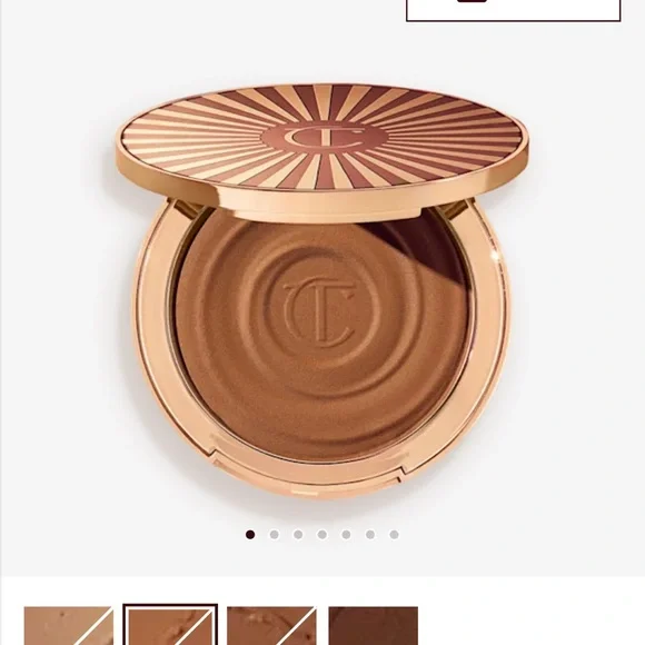 NWT Charlotte Tilbury CREAM Bronzer SUN KISSED GLOW 2 Medium