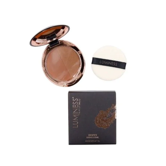 Luminess - Tropics Bronzer Duo Compact - Matte‎ + Shimmer - Bali