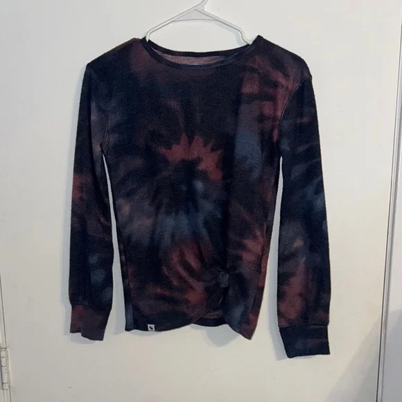 Abercrombie Kids Multicolor Tie Dye Knit Top Size 11/12