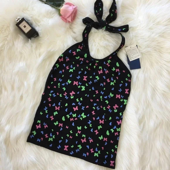 J-Honey (Japanese Brand) Butterfly Halter Top