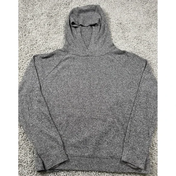 Athleta Girl‎ Hoodie Pullover Heathered Gray Performance Athletic XL 14