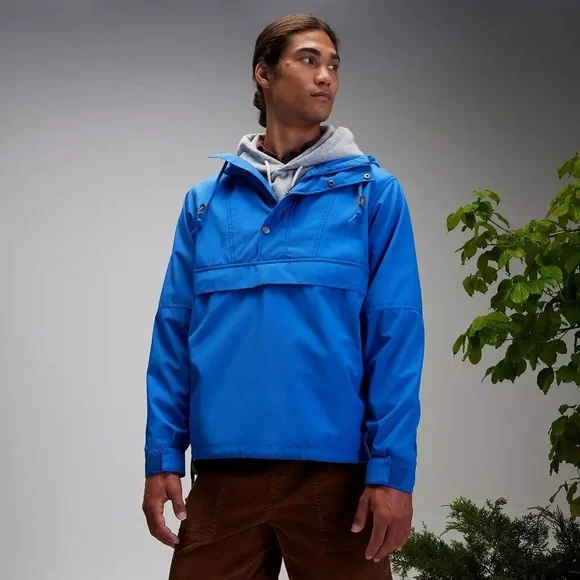 Alpine Design Men's Anorak Jacket in Blue Infusion. NWT!