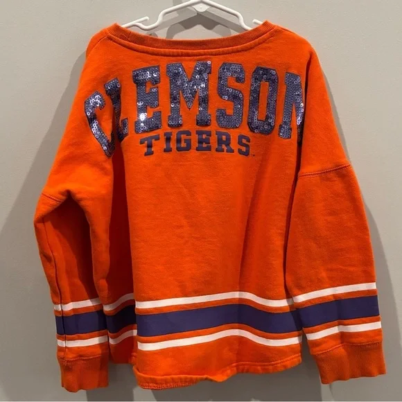 Clemson Tigers Sequined Pullover