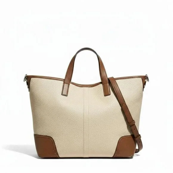 Coach Hadley Leather Medium Duffle Bag 31334 Pebbled Leather