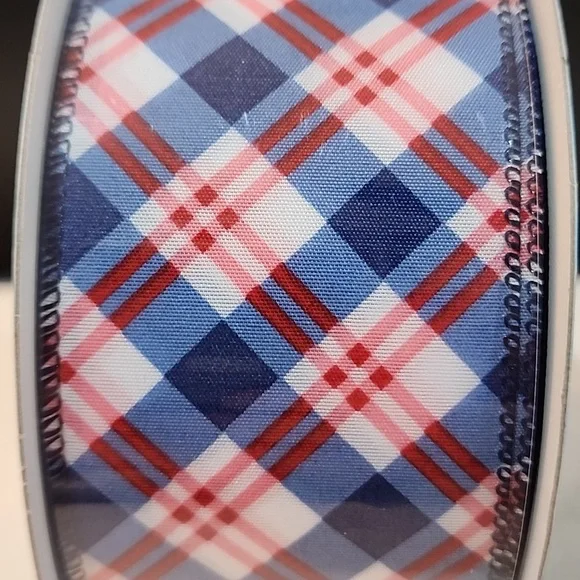 NEW Patriotic Kirkland Wire-edged Ribbon 2-1/2