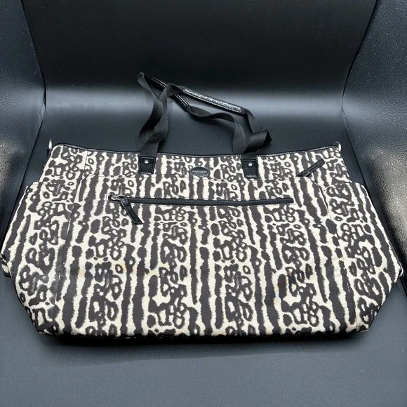 COACH Gateway Ocelot Print Nylon Diaper Bag Large Tote F31982