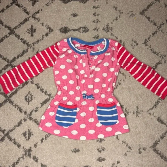 HEMA Organic Cotton Pink Polka Dot Shirt