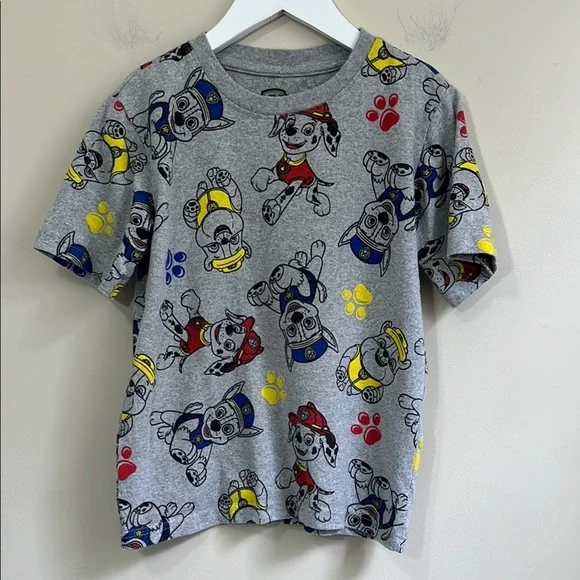 Nickelodeon Paw Patrol Boys Short Sleeve Shirt Size 6
