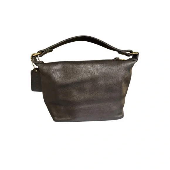 Coach Leather  Vintage Black  Bag | Classic Mini Hobo | USA Made