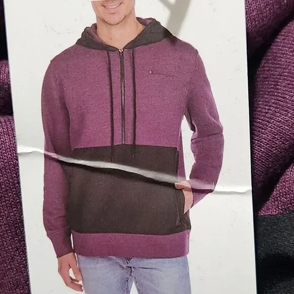 Champion Hoodie Jacket size Medium Color Plum Athletic
