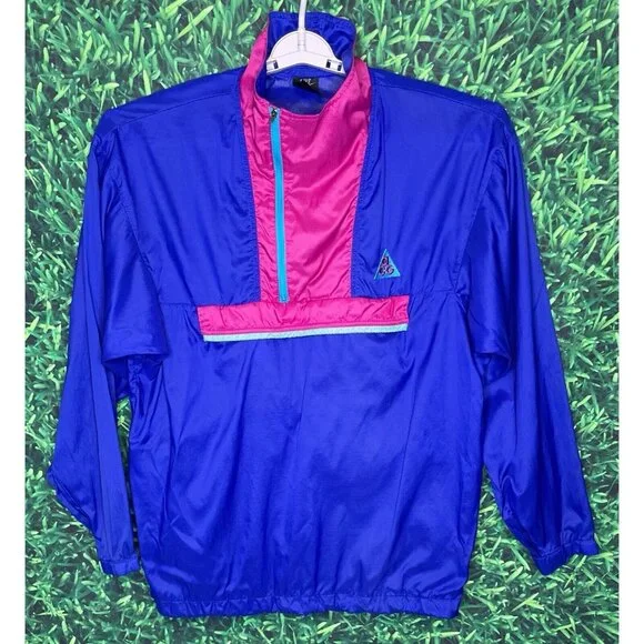 VTG 90s Nike ACG Snowpatch Spire Windbreaker Shell Men’s Large Packable Anorak